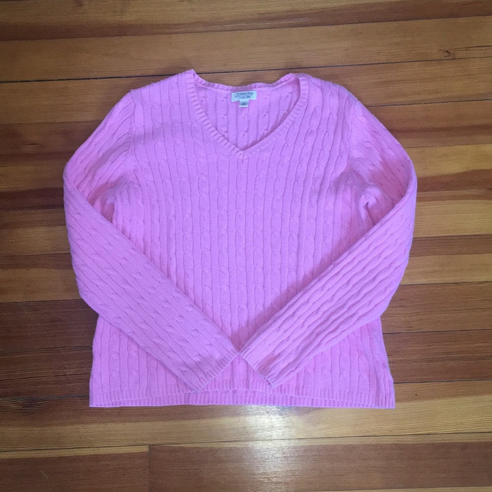 St John’s Bay Classic Cable Knit sweater XL